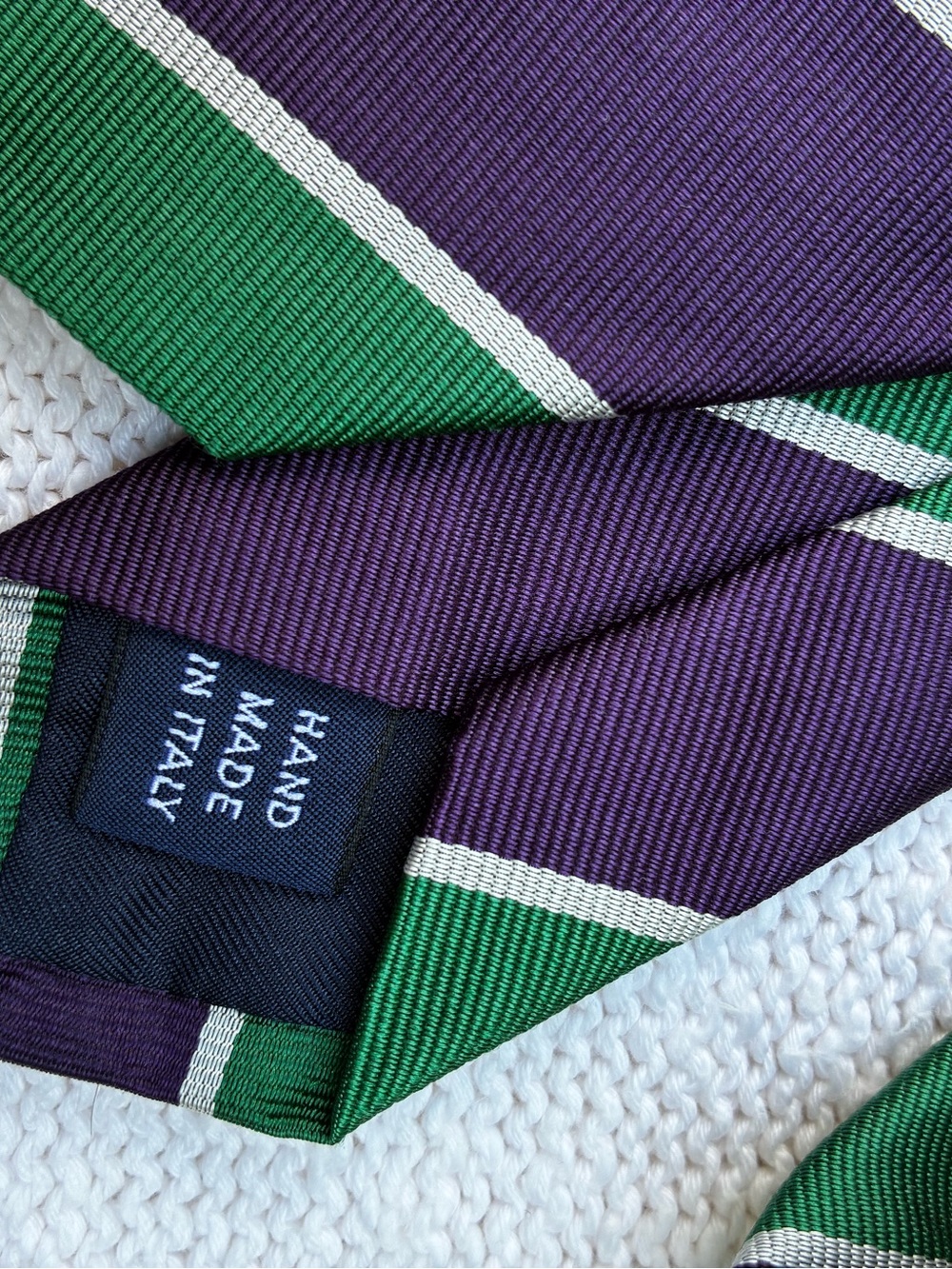 Polo Ralph Lauren Silk necktie tennis championships Wimbledon Commemorative tie - Picture 5 of 9
